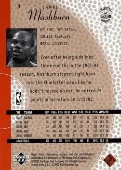 Back of Jamal Mashburn