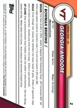 Back of Georgia Amoore