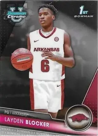 2023-24 Bowman University Chrome #7 Layden Blocker