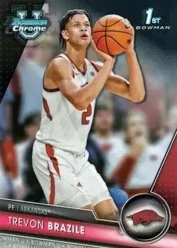 2023-24 Bowman University Chrome #8 Trevon Brazile