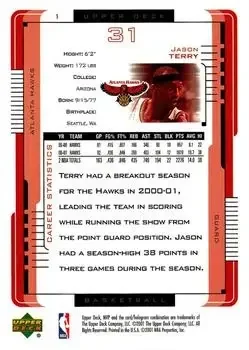 Back of Jason Terry