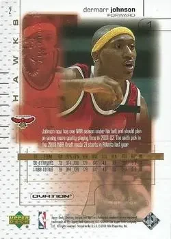 Back of DerMarr Johnson