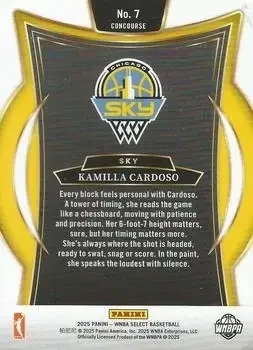 Back of Kamilla Cardoso