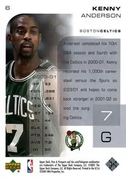 Back of Kenny Anderson