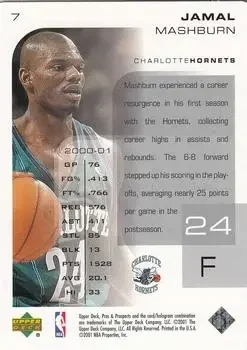 Back of Jamal Mashburn