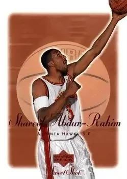 2001-02 Upper Deck Sweet Shot #2 Shareef Abdur-Rahim