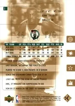 Back of Paul Pierce