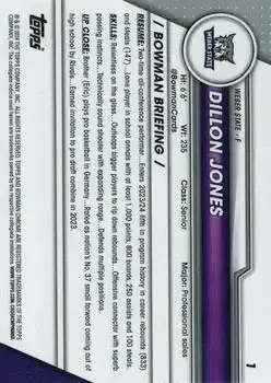 Back of Dillon Jones