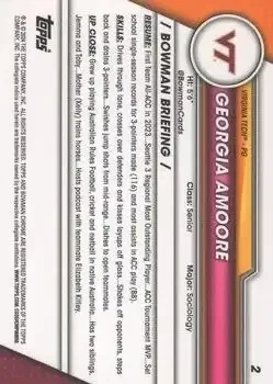 Back of Georgia Amoore