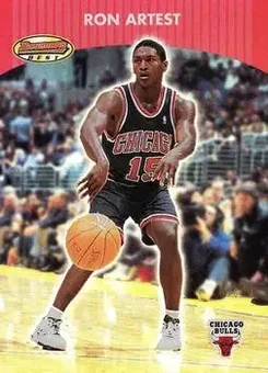 2000-01 Bowman's Best #90 - Metta World Peace - Chicago Bulls