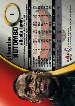 Back of Dikembe Mutombo