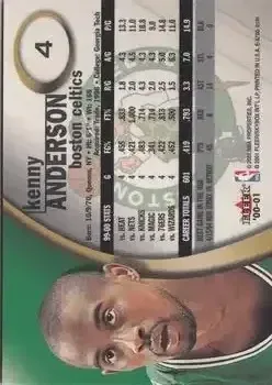 Back of Kenny Anderson