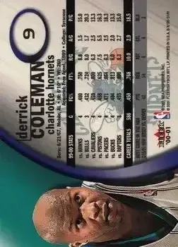 Back of Derrick Coleman