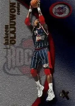 2000-01 E-X #29 Hakeem Olajuwon