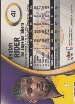 Back of Isaiah Rider