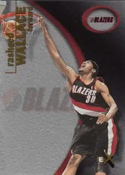 2000-01 E-X #74 Rasheed Wallace