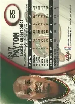 Back of Gary Payton