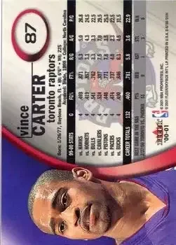 Back of Vince Carter