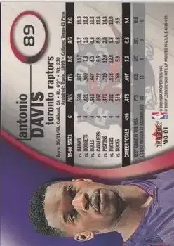 Back of Antonio Davis