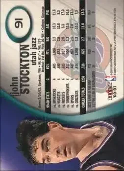 Back of John Stockton