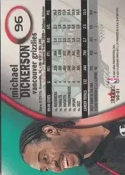 Back of Michael Dickerson