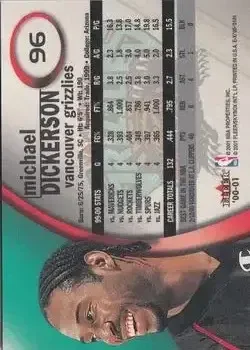 Back of Michael Dickerson