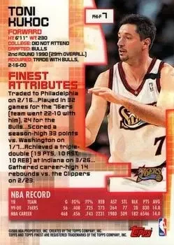Back of Toni Kukoc