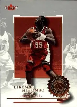 2000-01 Fleer Authority #1 Dikembe Mutombo