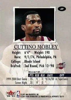 Back of Cuttino Mobley