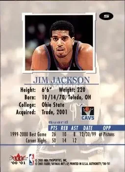 Back of Jim Jackson