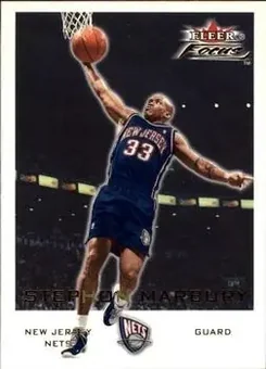 2000-01 Fleer Focus #5 - Stephon Marbury - New Jersey Nets