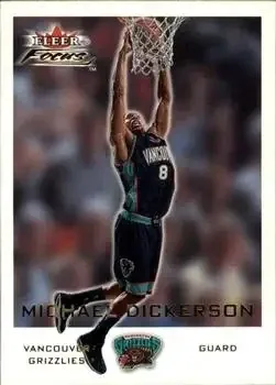 2000-01 Fleer Focus #6 Michael Dickerson