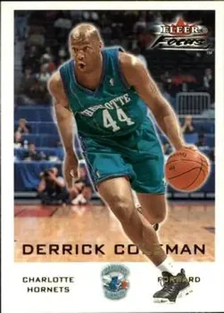2000-01 Fleer Focus #11 - Derrick Coleman - Charlotte Hornets 2000-01 Fleer Focus #11 - Derrick Coleman - Charlotte Hornets
