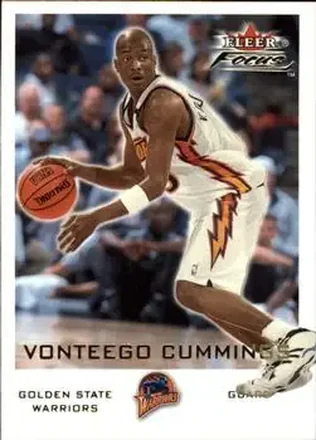 2000-01 Fleer Focus #15 - Vonteego Cummings - Golden State Warriors 2000-01 Fleer Focus #15 - Vonteego Cummings - Golden State Warriors