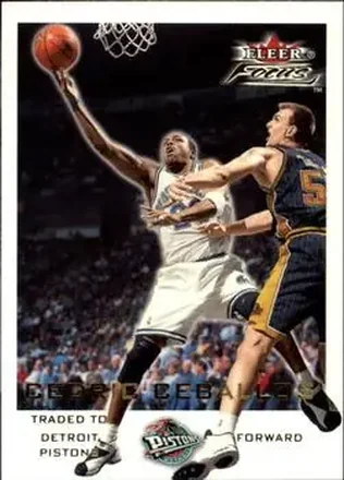 2000-01 Fleer Focus #16 - Cedric Ceballos - Detroit Pistons