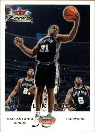 2000-01 Fleer Focus #17 - Malik Rose - San Antonio Spurs