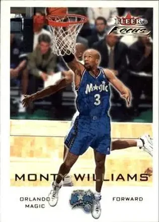 2000-01 Fleer Focus #23 - Monty Williams - Orlando Magic