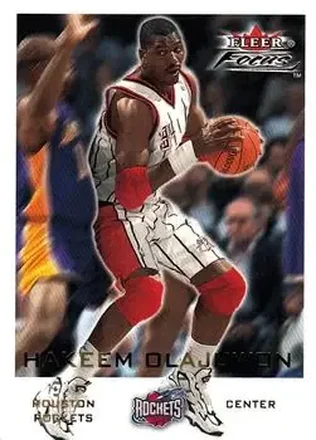 2000-01 Fleer Focus #30 - Hakeem Olajuwon - Houston Rockets
