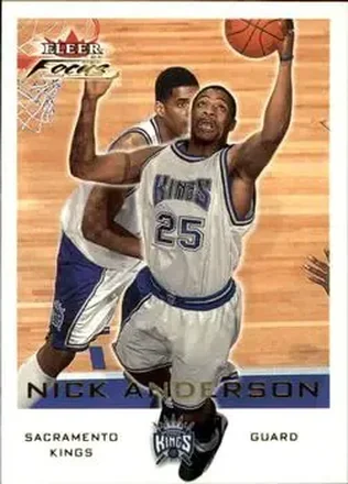 2000-01 Fleer Focus #35 - Nick Anderson - Sacramento Kings