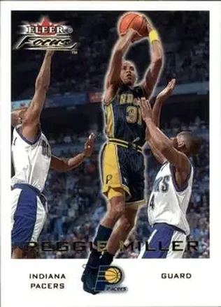 2000-01 Fleer Focus #43 - Reggie Miller - Indiana Pacers