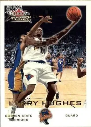 2000-01 Fleer Focus #55 - Larry Hughes - Golden State Warriors