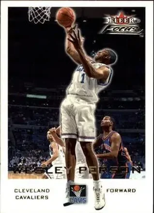 2000-01 Fleer Focus #63 - Wesley Person - Cleveland Cavaliers