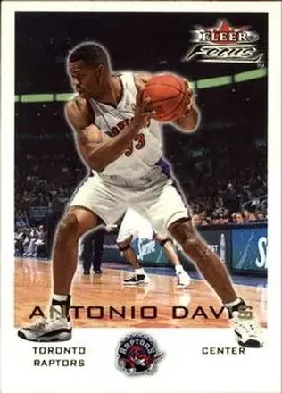 2000-01 Fleer Focus #64 - Antonio Davis - Toronto Raptors