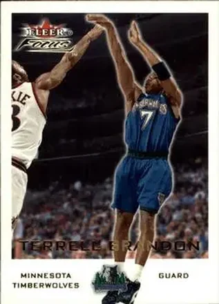 2000-01 Fleer Focus #76 - Terrell Brandon - Minnesota Timberwolves