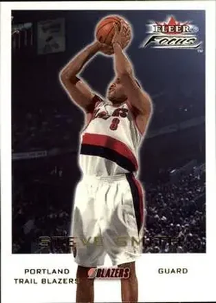 2000-01 Fleer Focus #80 - Steve Smith - Portland Trail Blazers 2000-01 Fleer Focus #80 - Steve Smith - Portland Trail Blazers