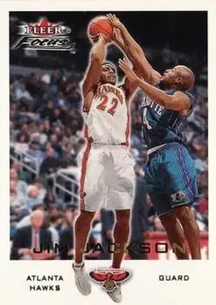 2000-01 Fleer Focus #82 - Jim Jackson - Atlanta Hawks