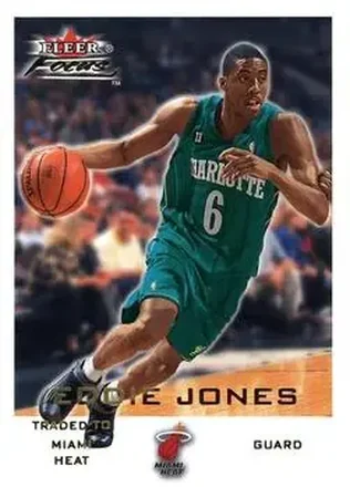2000-01 Fleer Focus #97 - Eddie Jones - Miami Heat