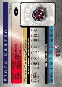 Back of Vince Carter