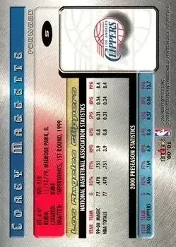 Back of Corey Maggette