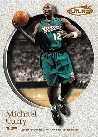 2000-01 Fleer Futures #15 - Michael Curry - Detroit Pistons